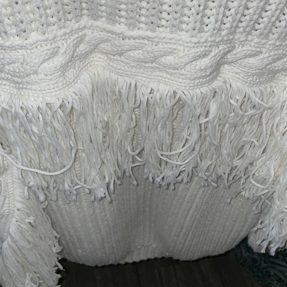Anthropologie MAEVE FRINGED SWEATER cardigan live listing - Picture 9 of 12
